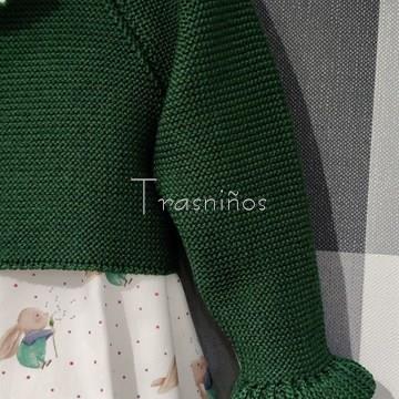 Chaqueta niña corta verde colección Bugs de La Martinica | Chaqueta  Talla 4 años